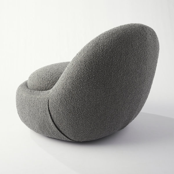 Arc Upholstered Swivel Accent Chair & Reviews AllModern